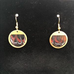 Beautifully hand painted earrings.